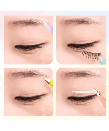 4-Piece Precision Tweezers Set - Stainless Steel Eyebrow & Eyelash Tweezers for Men & Women - Ingrown Hair & Splinter Removal - Buy Online on GoSupps.com