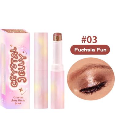 Crystal gel e Glaze Stick fard paupi res brillant fard paupi res crayon de couleur surligneur l ger maquillage des yeux - Buy Online on GoSupps.com