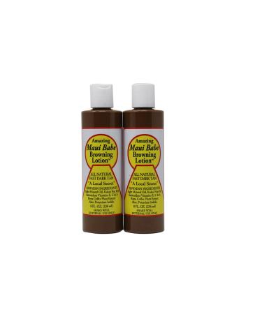 Maui Babe Browning Lotion Pack of 2 - All Natural Fast Dark Tan for Deep, Long-Lasting Results - Buy Online on GoSupps.com