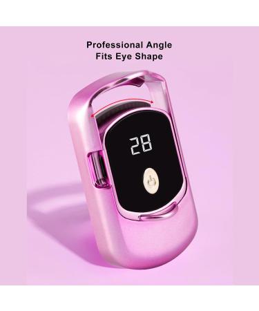 Heat Eyelash Curler Large Wide Angle Curvature Time-Off Function Portable Easy Operation Electric Eyelash Curler USB Charging for Home Use (BROLEOgzh40we3iu-11) - Buy Online on GoSupps.com