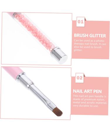Ipetboom Nail Art Pen Light Pen French Brush for Nails Nail Liner Brush Gel Painting Brush Nail Art Accessories Nail Art Diy Accessory Nail Art Design Pen Manicure Tool Pink Add - Buy Online on GoSupps.com