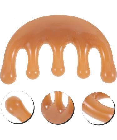 Coolhiya Broad Tooth Massage Comb - Scalp & Head Relaxation | Acupuncture & Scratching | 10x6.3cm - Buy Online on GoSupps.com