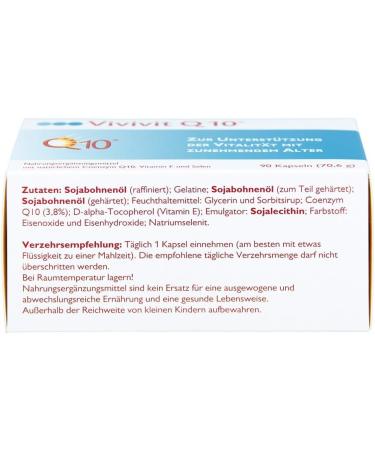 Buy Vivivit Q10 Capsules Online - Premium Quality Free International Shipping - Buy Online on GoSupps.com