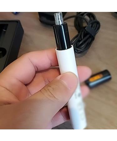 Buy Portable Men's Electric Nose Hair Trimmer - Safe & Efficient Nose & Ear Hair Removal | Black - Buy Online on GoSupps.com