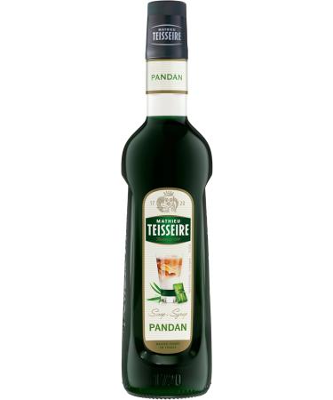 Pandan Syrup Mathieu Teisseire for drinks cocktails mocktails soft drinks lemonades milkshakes smoothies bottle of 70c - Buy Online on GoSupps.com