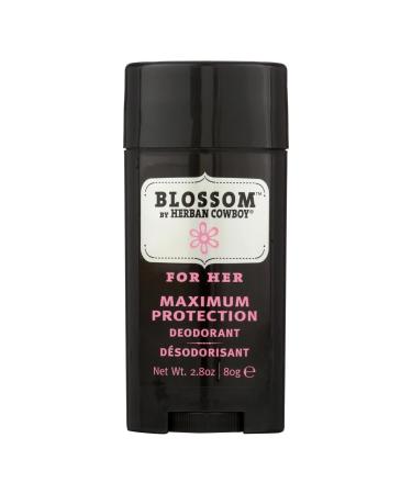 Herban Cowboy Natural for Her Maximum Protection Deodorant  Blossom - 2.8 Oz