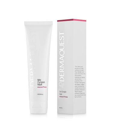 DermaQuest Advanced Therapy Mini Pumpkin Face Mask - Rejuvenating and Brightening Acne Face Mask - Blackhead Face Mask for Women & Men - All Skin Types (2oz)