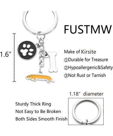 Ensianth Dog Keychain - Perfect Gift for Dog Lovers | Puppy Paw Print Keyring for Dog Owners | Ideal for Moms & Dads - Buy Online on GoSupps.com