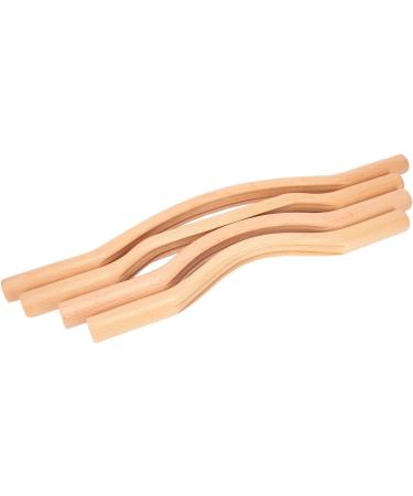 Verdant Touch Wooden Scraper Gua Sha Tool | Wood Massage Stick for Back Neck Shoulders & Legs - International Shipping Available - Buy Online on GoSupps.com