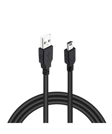 Suptig Charging Cable Mini USB Charging Cable 2 Pack Compatible for Gopro Hero 4 Silver Hero 4 Black Hero 3+ Silver Hero 3+ Black Hero 3 White Hero 3 Black Hero 3 Silver Hero 2 Hero 1(Black)