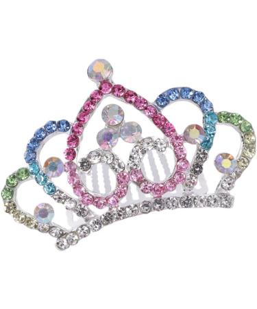 FRCOLOR Set of 2 Crystal Headpieces for Children Wedding Crown Wedding Headpiece Rhinestone Headwear for Women Mini Crowns Combs for Children Royal Party Mini Comb Hair Girls Edition Card - Buy Online on GoSupps.com