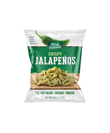 Fresh Gourmet Crispy Jalapeno Strips 1 lb. Value Size Bag - 2 Pack, Spicy Snack for Any Occasion - Buy Online on GoSupps.com
