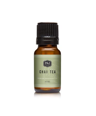 P&J Trading Fragrance Oil | Chai Tea Oil 10ml - Candle Scents for Candle Making Freshie Scents Soap Making Supplies Diffuser Oil Scents