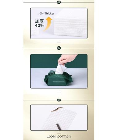 Buy Bavarian Thicker Disposable Face Cloth - 100% Pure Cotton Soft & Gentle Towels for Sensitive Skin (3-Pack) | Portable Wet & Dry Wash Towels - International Shipping Available - Buy Online on GoSupps.com