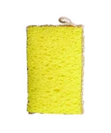 Shakven Luffa Cleaning Sponges Friendly Sponges for Dishes Friendly Sponges for Dishes Multipurpose Cleaning Sponge Reusable Kitchen Sponges Scrubbers for Household Yellow