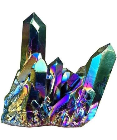 Natural Crystal Rough Natural Quartz Rainbow Cluster Crystals Stone for Specimen Home Decor Gift Metaphysical Stone (Color : Colorful Size : 40-50g) 40-50g Colorful - Buy Online on GoSupps.com