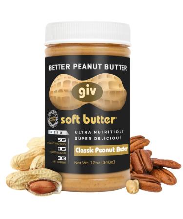 giv soft butter Organic Peanut Butter Soft Butter - 12 Oz.