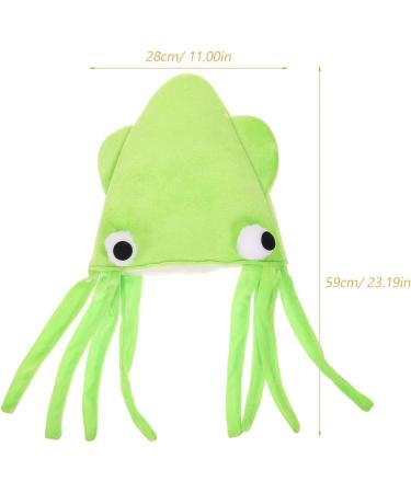 Beavorty Toys Hat Decor Festival Headwear Squid Headgear Costume Accessory Squid Prop Octopus Costume Squid Headdress Velvet Prom Accessories - Buy Online on GoSupps.com