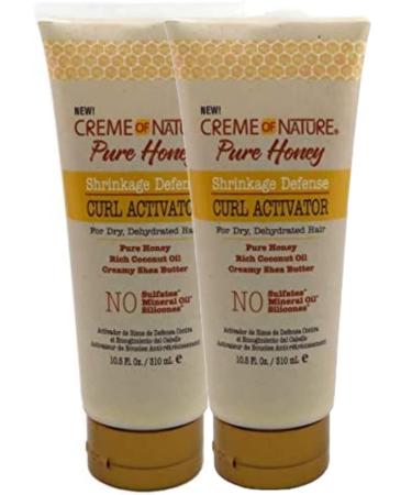 Creme Of Nature Pure Honey Curl Activator 10.5 Ounce Tube (310ml) (2 Pack)