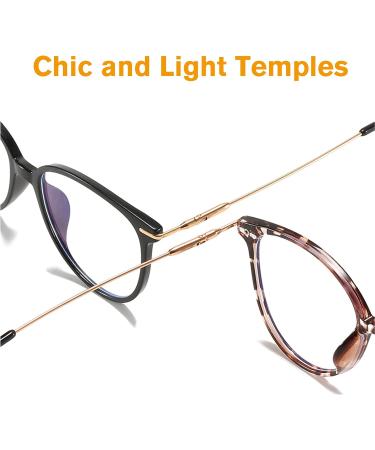 Interpring TR90 Blue Light Filtering Reading Glasses for Men & Women - Lightweight Anti-Blue Computer Glasses with Spring Hinge - Stylish & Comfortable Design - Buy Online on GoSupps.com