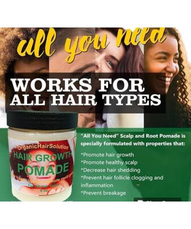 Organic Kids Hair Growth Pomade | Strengthen Thicker Longer Hair with Castor Oil Mango Butter & Avocado | Nourish Scalp & Prevent Split Ends - Buy Online on GoSupps.com