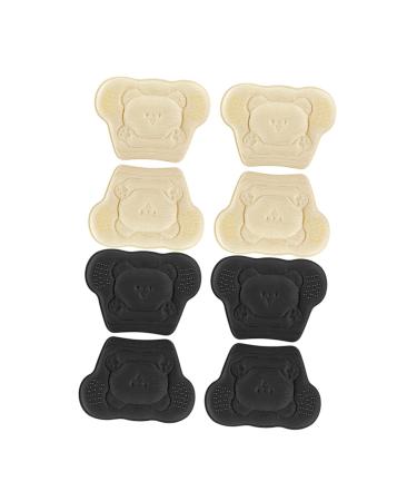 4 Pairs Supplies Protector Sports Shoes Heel Protectors self-Adhesive Follow up Heel Cushion Replaceable Shoe Heel Protectors Heel pad Heel Stickers Assorted Color 8.30X6.00X0.80CM