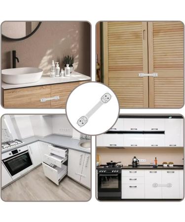 4 Pcs Child Safety Locks Multifunctional Baby Proofing Cabinet Locks Strong Adhesive Baby Strap Locks for Cabinets Drawers Toilet Fridge - Buy Online on GoSupps.com