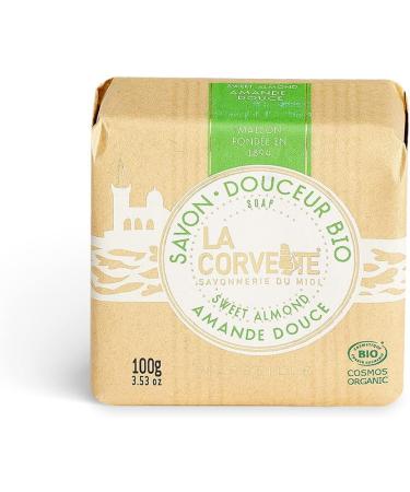 La Corvette Gentle Soap Organic Sweet Almond 100g - Buy Online on GoSupps.com