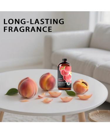 Coconut Essential Oil 16 Fl Oz and Peach Essential Oil 16 Fl Oz for Diffuser Humidifier Yoga Cleaning DIY Candle Soap Making Perfume Gift for Essential Oils - Buy Online on GoSupps.com