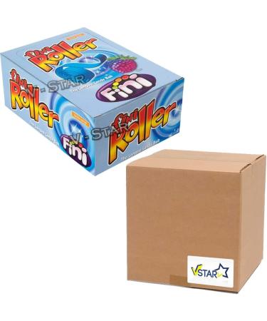 FINI Roller Fruit Flavoured Raspberry Rollers Belts Bubblegum Retro Sweets Full Box (40 Pieces) - VSTAR - Buy Online on GoSupps.com