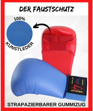 Karate Fist Protection | Blue XS Boxing Gloves | Martial Arts Hand Protection - Buy Online on GoSupps.com
