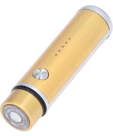 Low Noise Mini Electric Shaver for Men Painless Shaving Premium Compact Driving Shaver ABS and Stainless Steel Mini Electric Shaver (Gold) - Buy Online on GoSupps.com