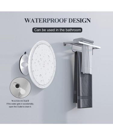TOUCHBeauty 7X Rechargeable LED Makeup Mirror | 6.7 Inch Waterproof Lighted Shower Mirror with Locking Suction Cup | Wall Mirror TB-1779 - Buy Online on GoSupps.com