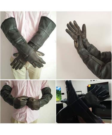 Guantes de Protecci n para Manejo de Animales - Antira azos y Antimordeduras - Guantes de Piel de Vaca para Ba o y Alimentaci n de Mascotas - Buy Online on GoSupps.com