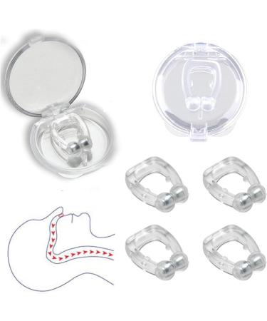 Silicone Magnetic Nose Clip | Anti Snoring Solution for Men and Women | 4 PCS Snore Stopper for Better Sleep Quality - Buy Online on GoSupps.com