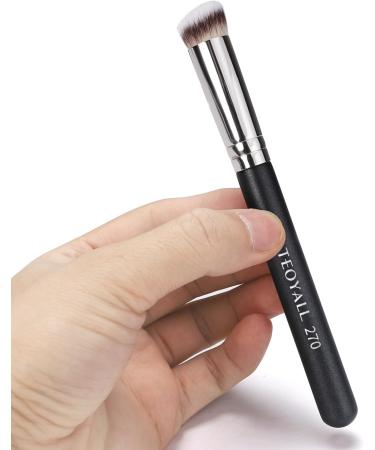 TEOYALL Angled Flat Concealer Brush - Synthetic Contour Brush for Bronzer & Foundation - Buy Online on GoSupps.com