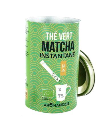 Aromandise Instant Matcha Green Tea 75 sticks
