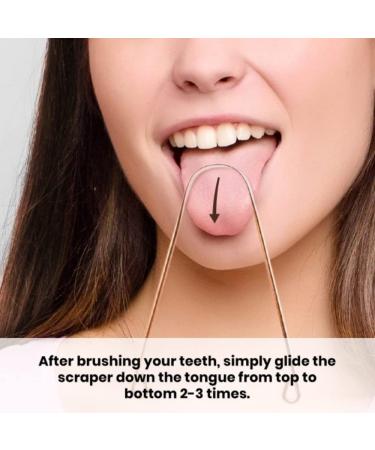 SWOSH Copper Tongue Scraper & Cleaner - Professional Oral Care Tongue Brush for Fresh Breath - Pack of 2 - Buy Online on GoSupps.com