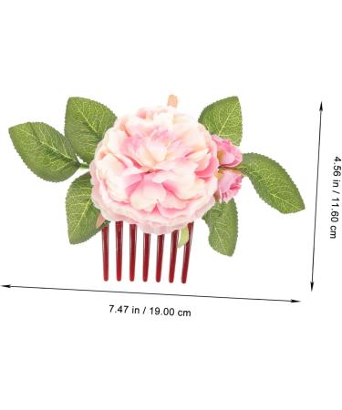 Didiseaon decorate bride hair accessories European fashion flower head fabric the flowers flower hair clips for women vacation side hair comb hair combs for women hair comb flowers for hair - Buy Online on GoSupps.com