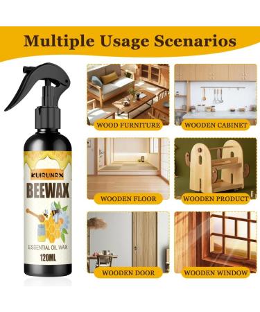 Natural Beeswax Spray Cleaner | Molecularized Furniture Wax for Cabinets & Floors - Buy Online on GoSupps.com