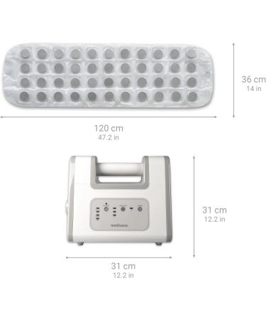 medisana BBS Bubble Bath Bubble Mat Bathtub Hydromassage Mat Aroma Dispenser Included 3 Intensity Levels Timer Function Spa for Home Wellness - Buy Online on GoSupps.com