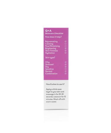 Buy Q+A Vitamin A.C.E. Warming Gel Mask 75ml - Best International Shipping | Hydrating Face Mask for Brighter Skin - Buy Online on GoSupps.com