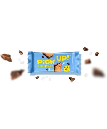  Italian Gourmet E.R. Pick Up Choco & Milk Set of 5 Milk Chocolate Bars with Milk Cream Filling in a Double Biscuit 128g Package Each Pack Contains 4 x 28g Cookies + Polpa di Pomodoro - Buy Online on GoSupps.com