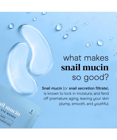 Baebody Advanced Snail Mucin Under Eye Masks - Hydrating Patches for Puffy Eyes & Dark Circles (6 Pairs) | Korean Eye Gel for Fine Lines - Buy Online on GoSupps.com