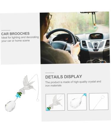 Zerodeko 1pc Crystal Pendant Decor Windchimes Unique Outdoor Stylish Car Pendant Children's Room - Buy Online on GoSupps.com