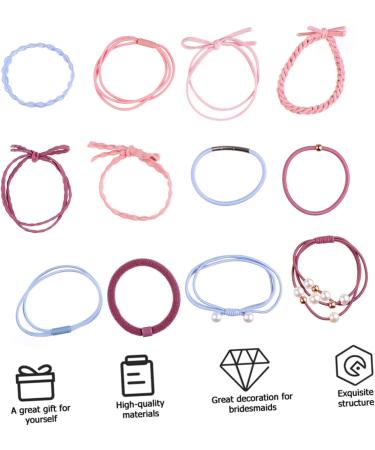 FRCOLOR Rope Boxes hair tie hair ribbons for women elastic ponytail holder pearl ponytail holder kids scrunchies hair rope ties Hair Scrunchies rubber hair band beaded Miss Lace up Kids - Buy Online on GoSupps.com