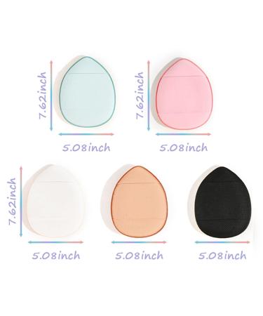 Concealer Brush & Mini Makeup Puff Set - 6 Essential Beauty Tools for Flawless Eye Cream & Concealer Application - Covers Blemishes & Dark Circles - Buy Online on GoSupps.com