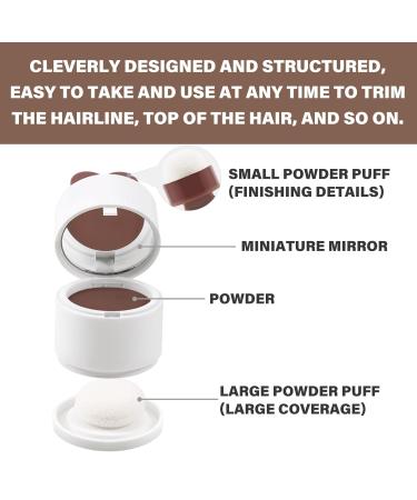 Boobeen Instant Root Cover Up Hairline Cream | Long Lasting Concealer for Greys & Thinning Hair | Brown Hair Shadow Powder for Flawless Coverage - Buy Online on GoSupps.com