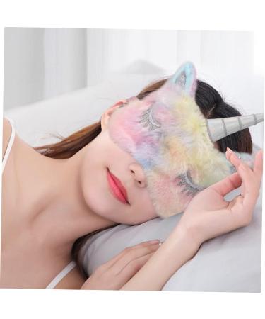 Beaupretty 6 Pcs Unicorn Eye Patch Plush Sleep Masks - Soft White Eye Masks for Restful Sleep - International Shipping Available - Buy Online on GoSupps.com