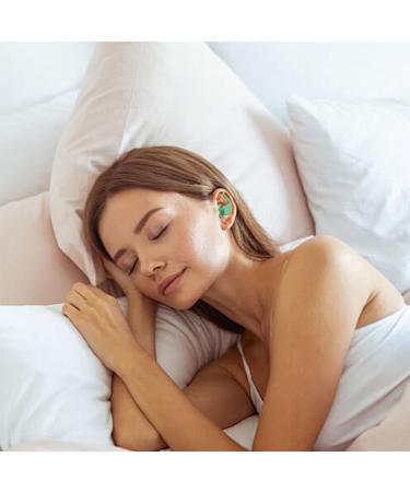 Ear Plugs for Noise Reduction | Horn-Shaped Waterproof Silicone Earplugs - Ergonomic Multifunctional Ear Plugs Portable Ear Plugs for Men & Women Green - Buy Online on GoSupps.com